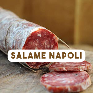 Freshly sliced Salame Napoli - 100 gr